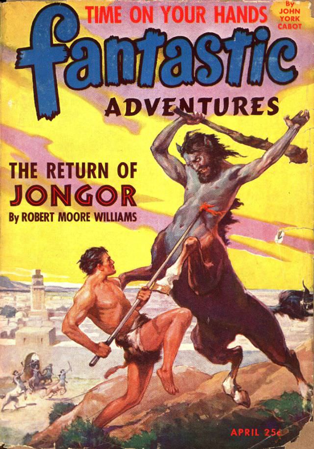 #16 Fantastic Adventures cover, April 1944