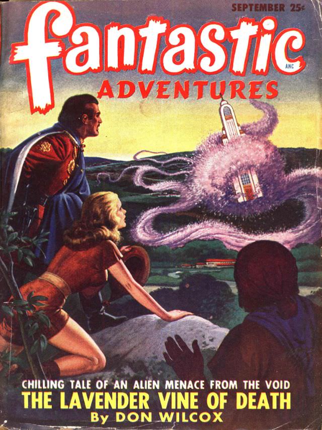 #21 Fantastic Adventures cover, September 1948