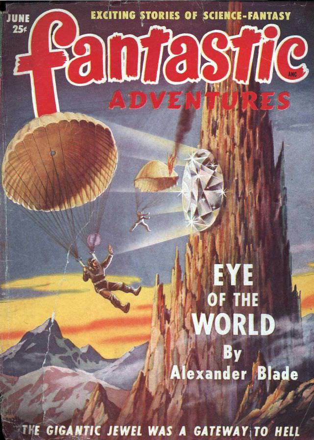 #23 Fantastic Adventures cover, June 1949