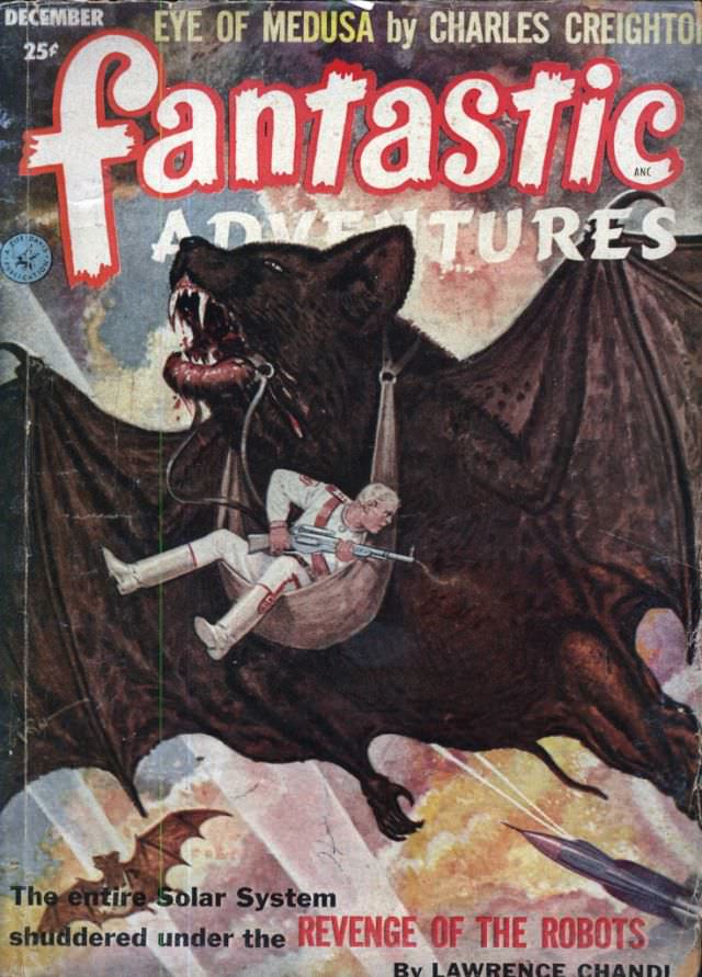#29 Fantastic Adventures cover, December 1952
