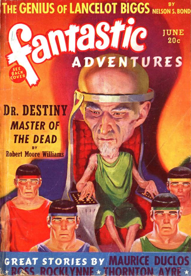 #3 Fantastic Adventures cover, June 1940