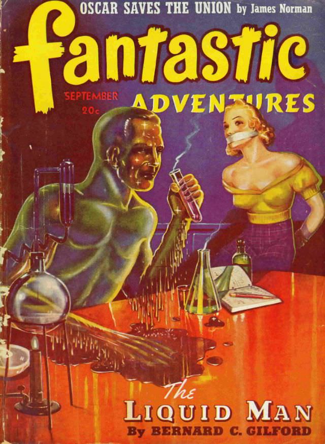 #9 Fantastic Adventures cover, September 1941