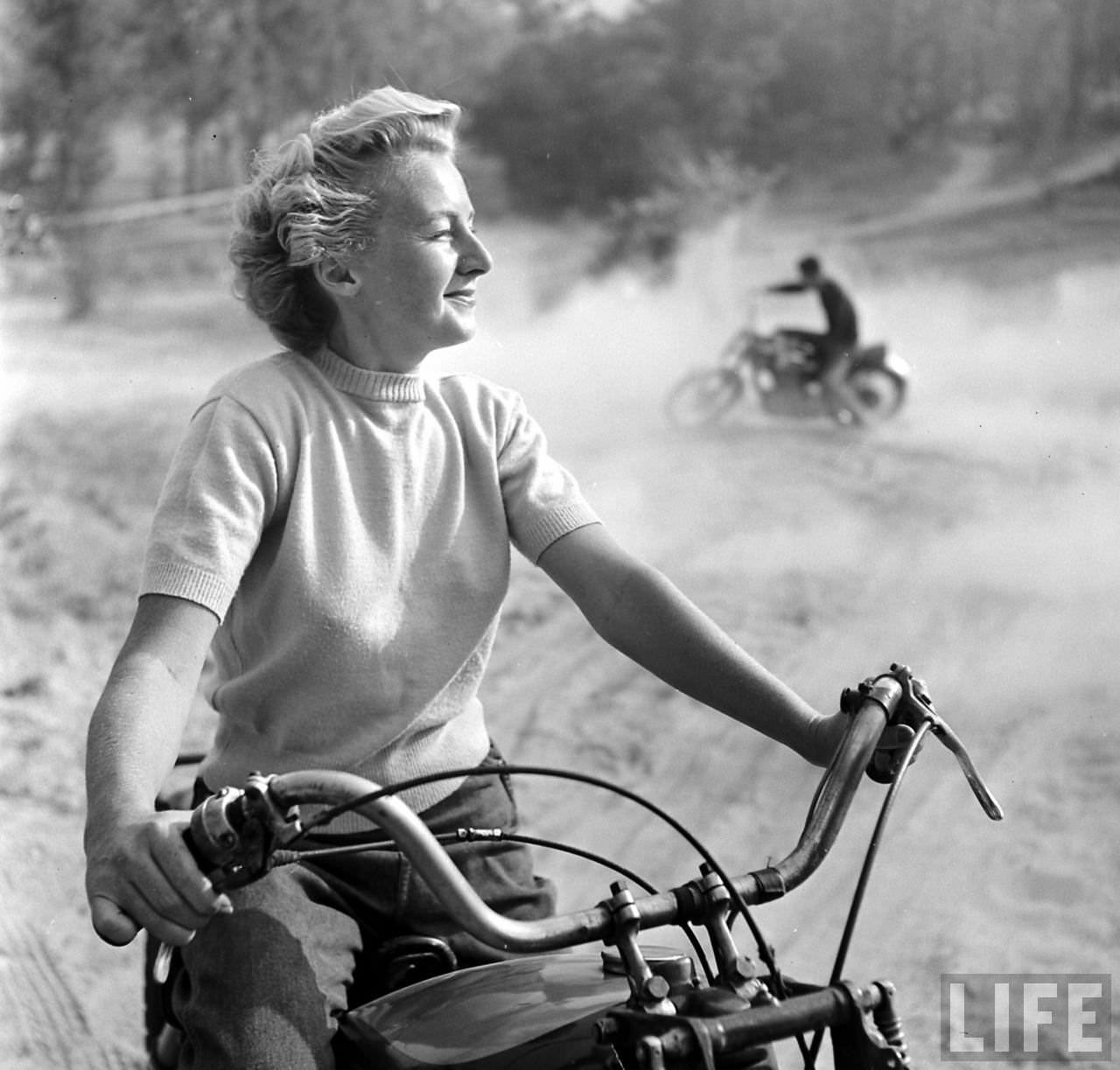 Pioneers of the Road: LIFE Magazine’s Female Motorcyclists of 1949 Vehicles &; Transportation
