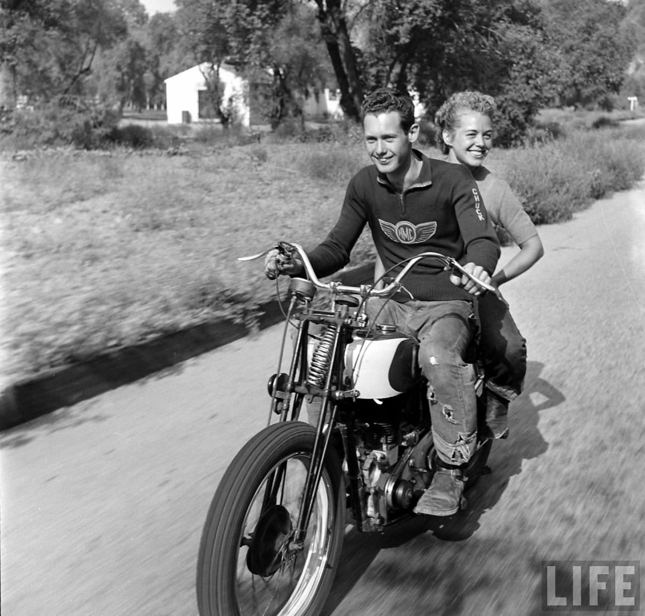Pioneers of the Road: LIFE Magazine’s Female Motorcyclists of 1949 Vehicles &; Transportation