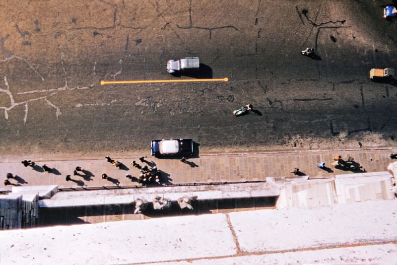 #171 View from North Western Tower of Notre Dame Cathedral, Paris.