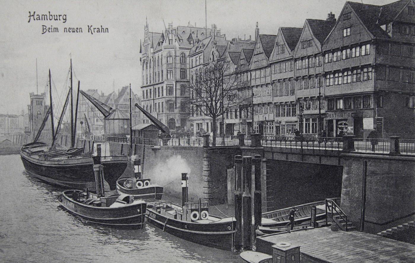 #40 The New Crane in Hamburg, Germany, 1910