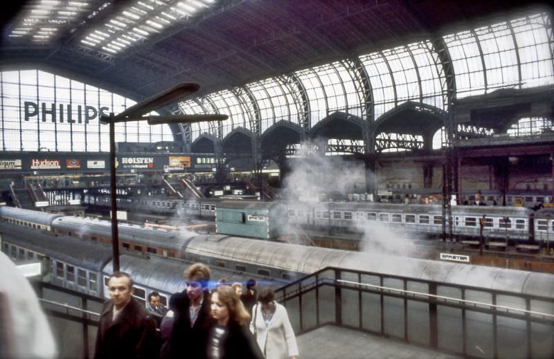 #18 Hamburg Central Station, Hamburg, Germany, April 1976