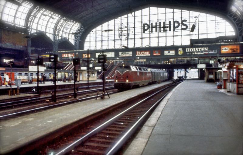 #19 Hamburg Central Station, Hamburg, Germany, April 1976