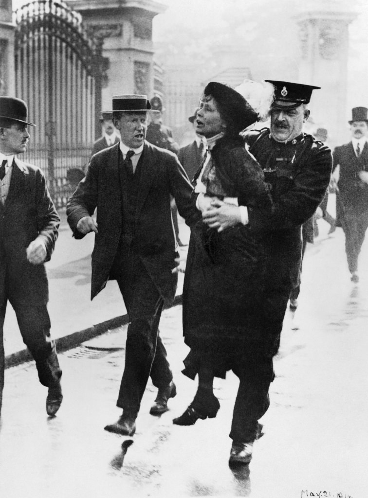 #40 Emmeline Pankhurst’s Arrest at Buckingham Palace, 1914