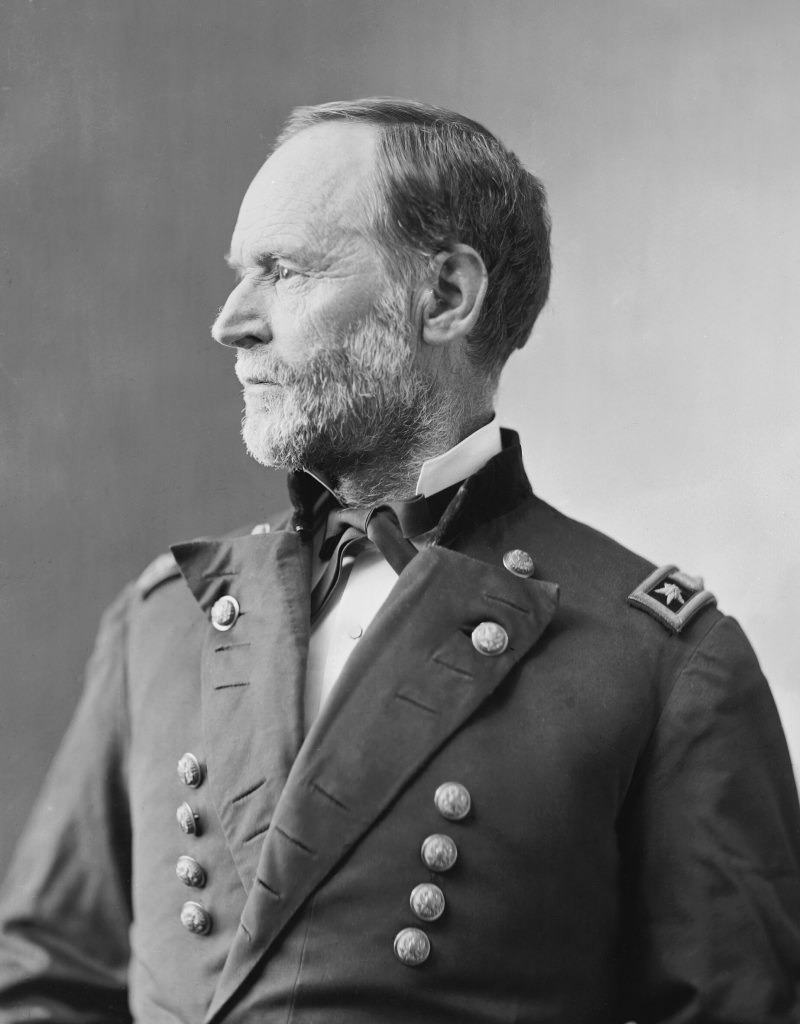 #35 General William Tecumseh Sherman in Union Army Uniform, circa 1865