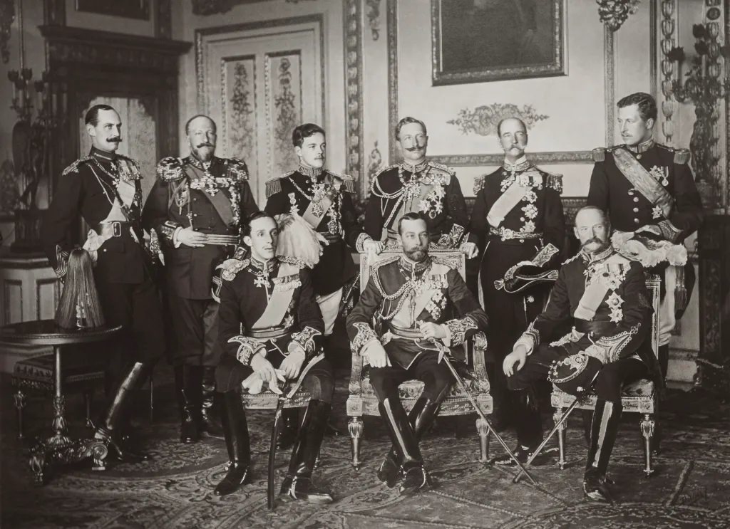 #44 9 Monarchs at King Edward VII’s Funeral, 1910