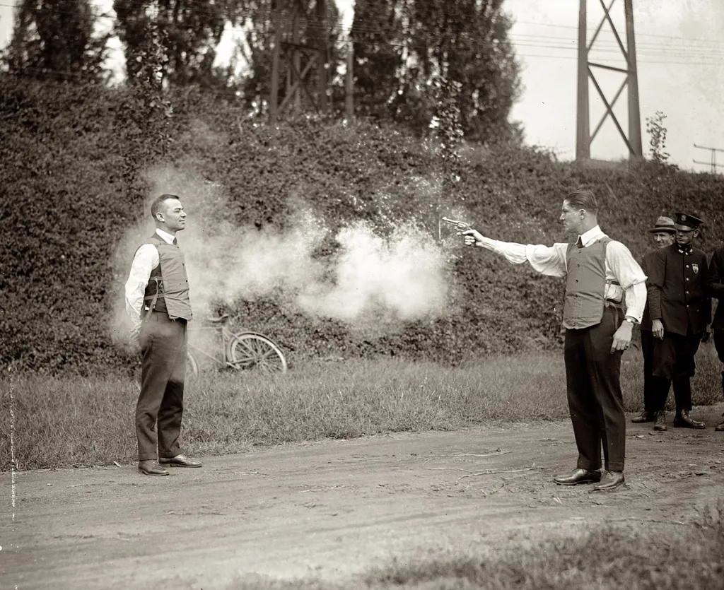 #4 Testing of a Bulletproof Vest, 1923
