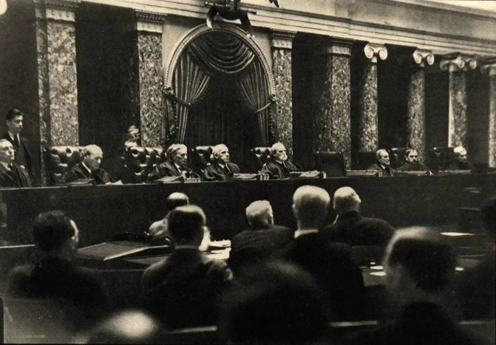 #31 Illegal Photo of the US Supreme Court in Session, 1932