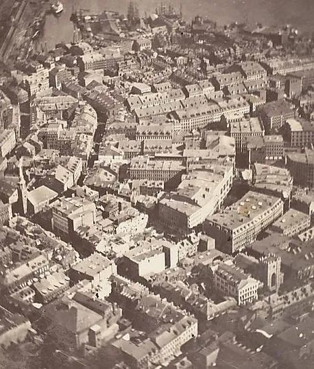 #32 Aerial View of Boston, 1860