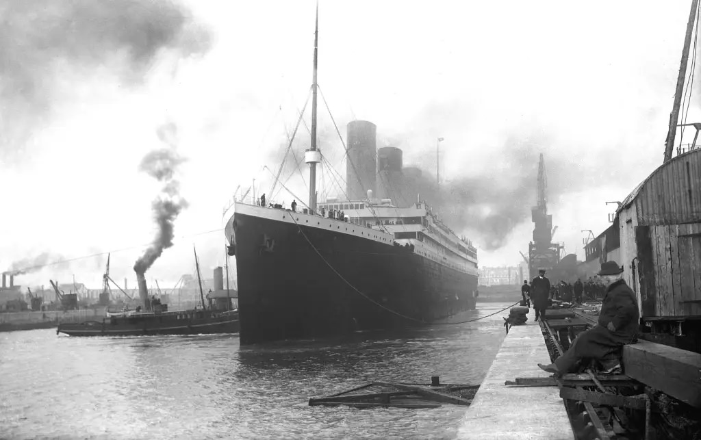 #13 The Titanic in the Docks of Southampton, 1912