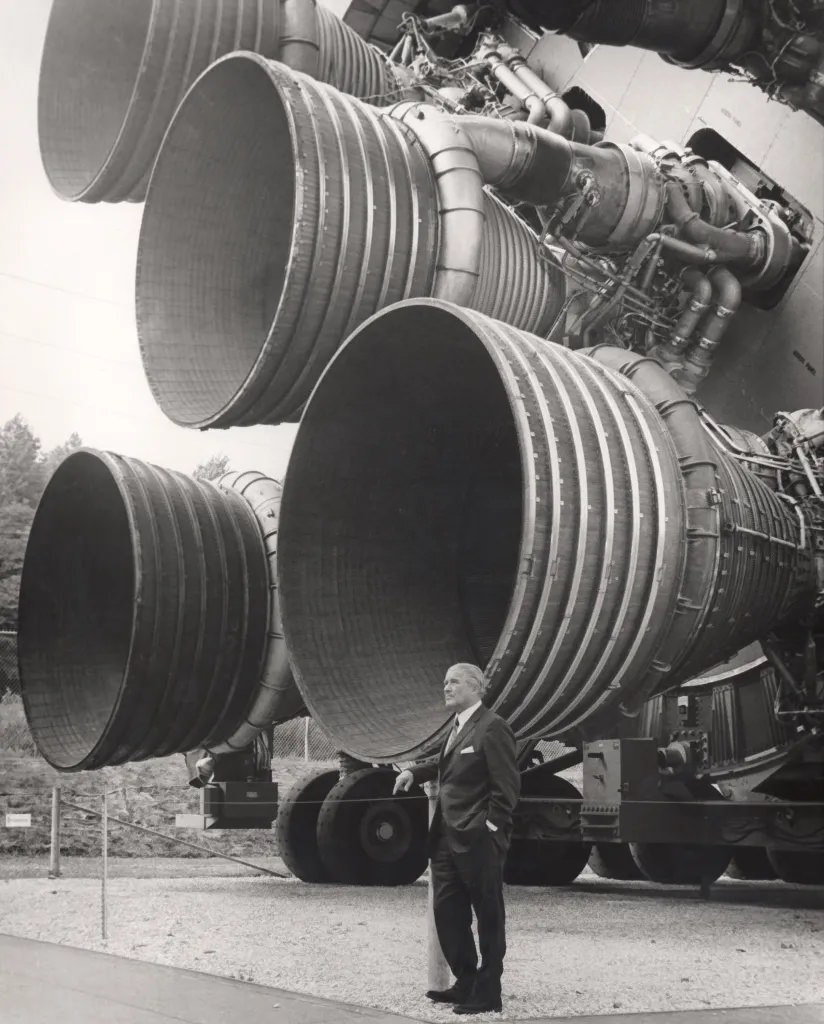 #18 Wernher von Braun and the F-1 Engines: A Pioneer of Rocket Technology in the United States, 1969