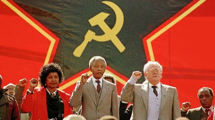 #110 Nelson Mandela at a South African Communist Party Rally