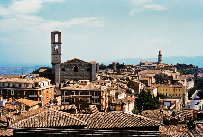 #102 View from City Museum of San Domenico Basilica, Perugia