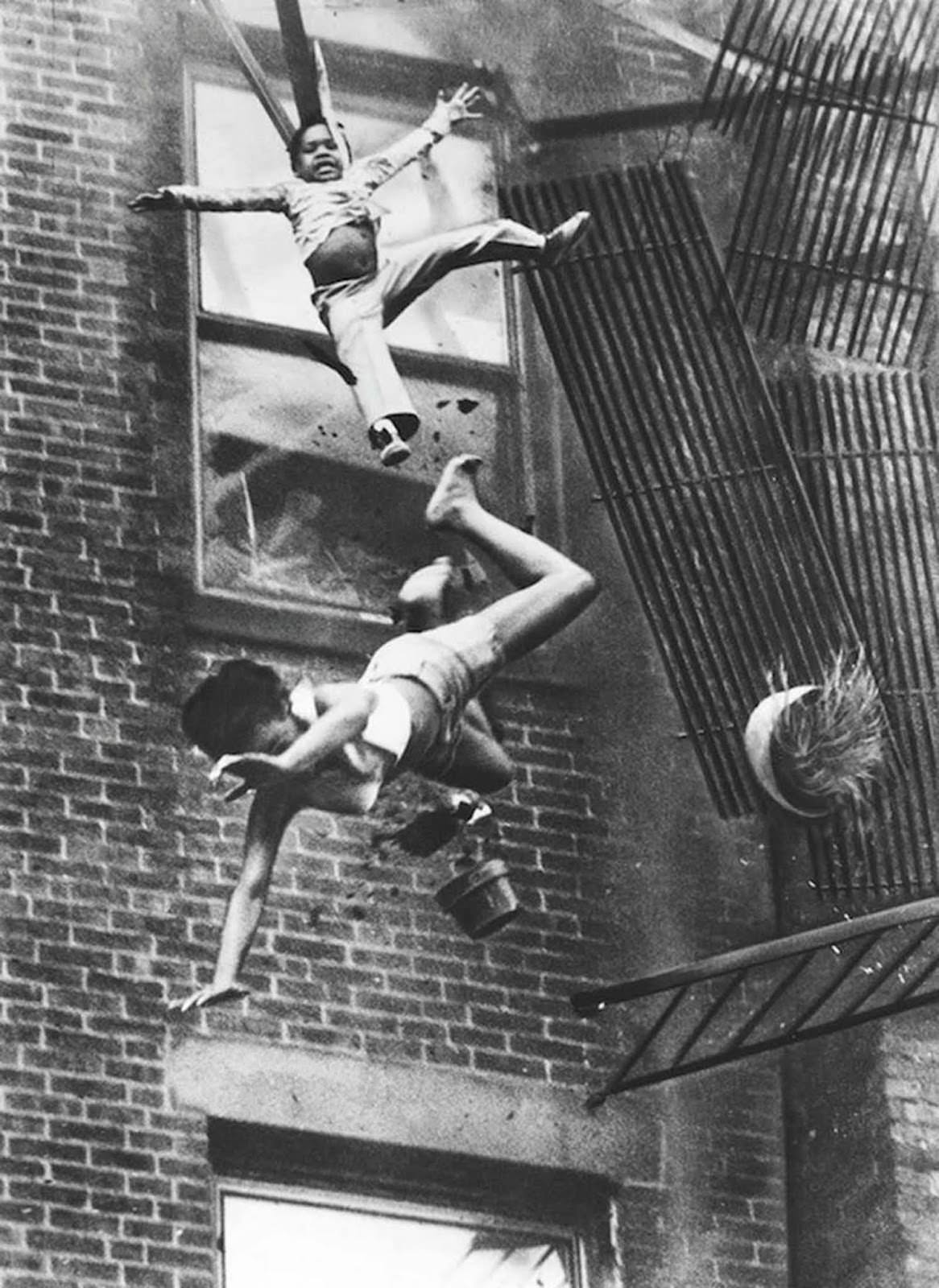 #24 Fire Escape Collapse, 1975.