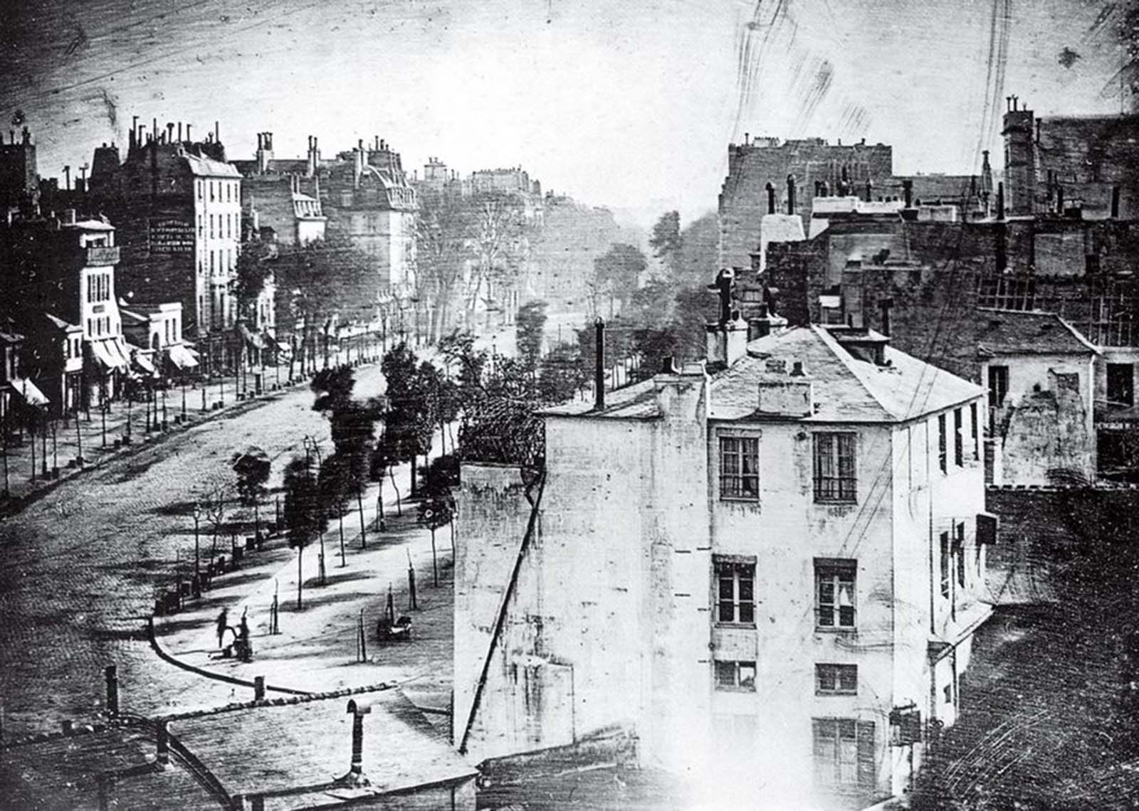 #61 Boulevard Du Temple, 1839