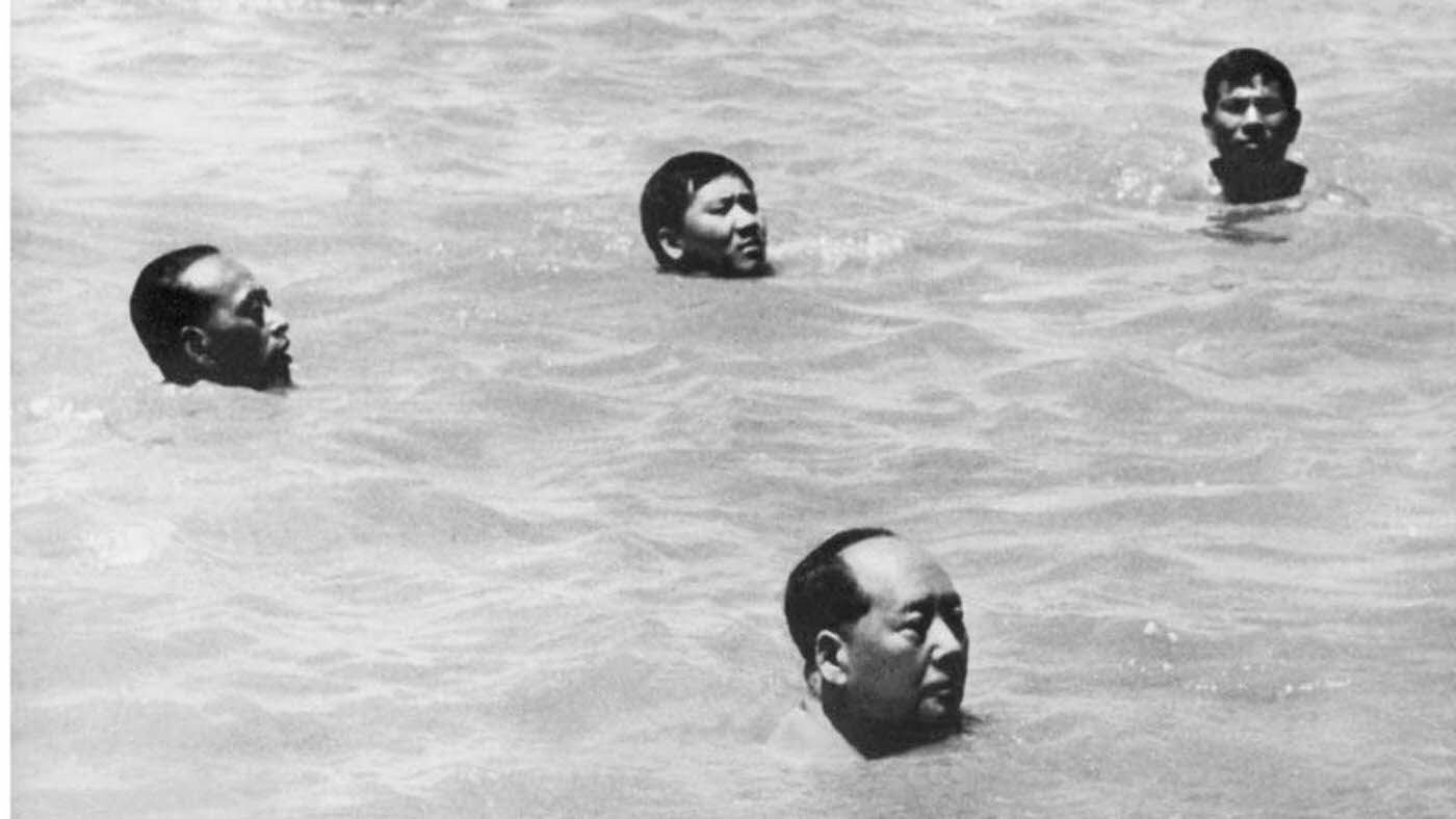 #97 Chairman Mao Swims In The Yangtze, 1966