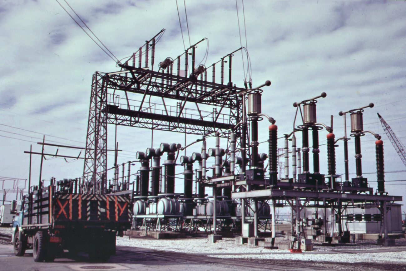 #17 Electric power station, built on marshland on staten island, 1970s