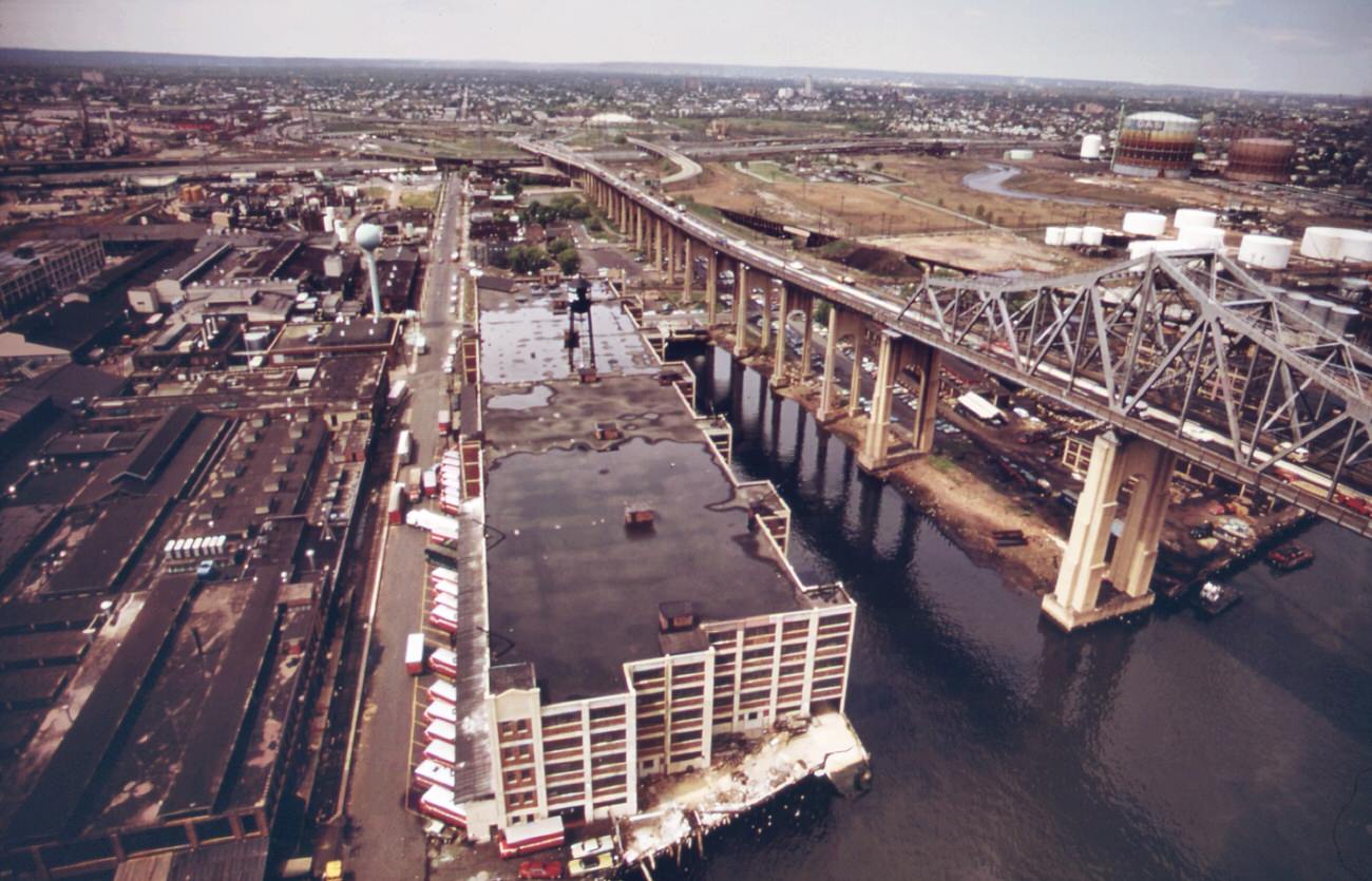 #20 Public warehouse beneath the goethals bridge to staten island, 1970s