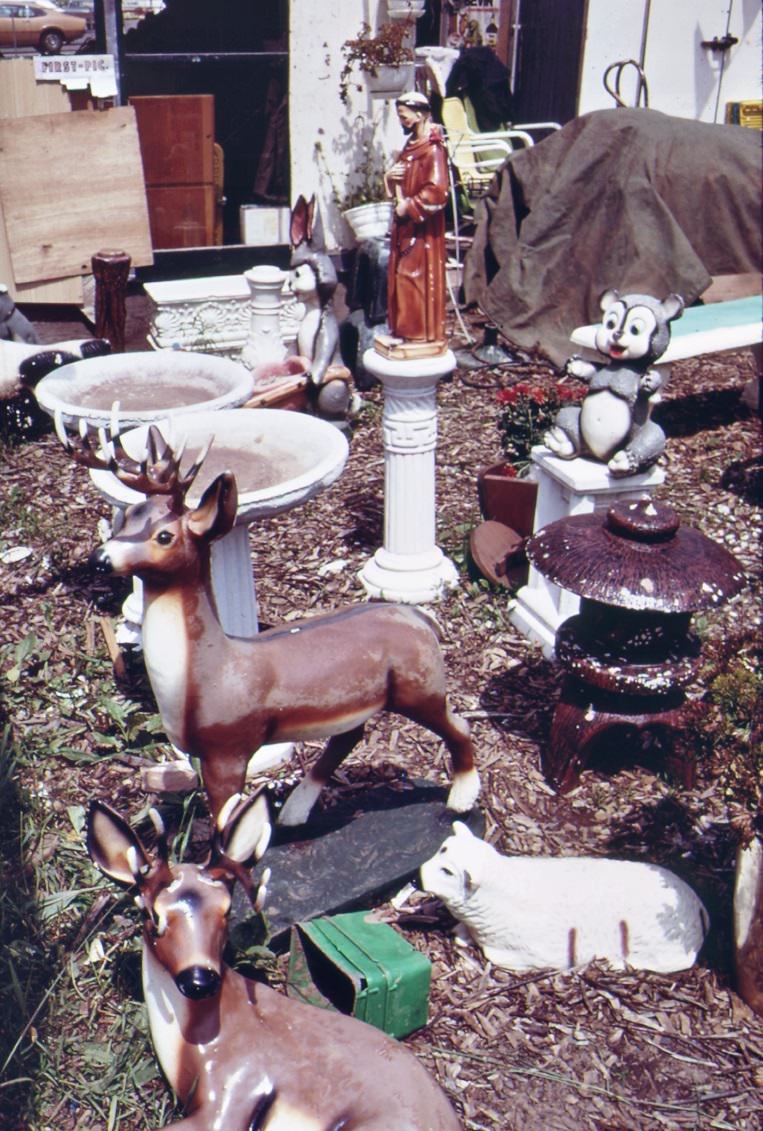 #22 Garden accessories for sale on hylan boulevard in staten island, 1970s