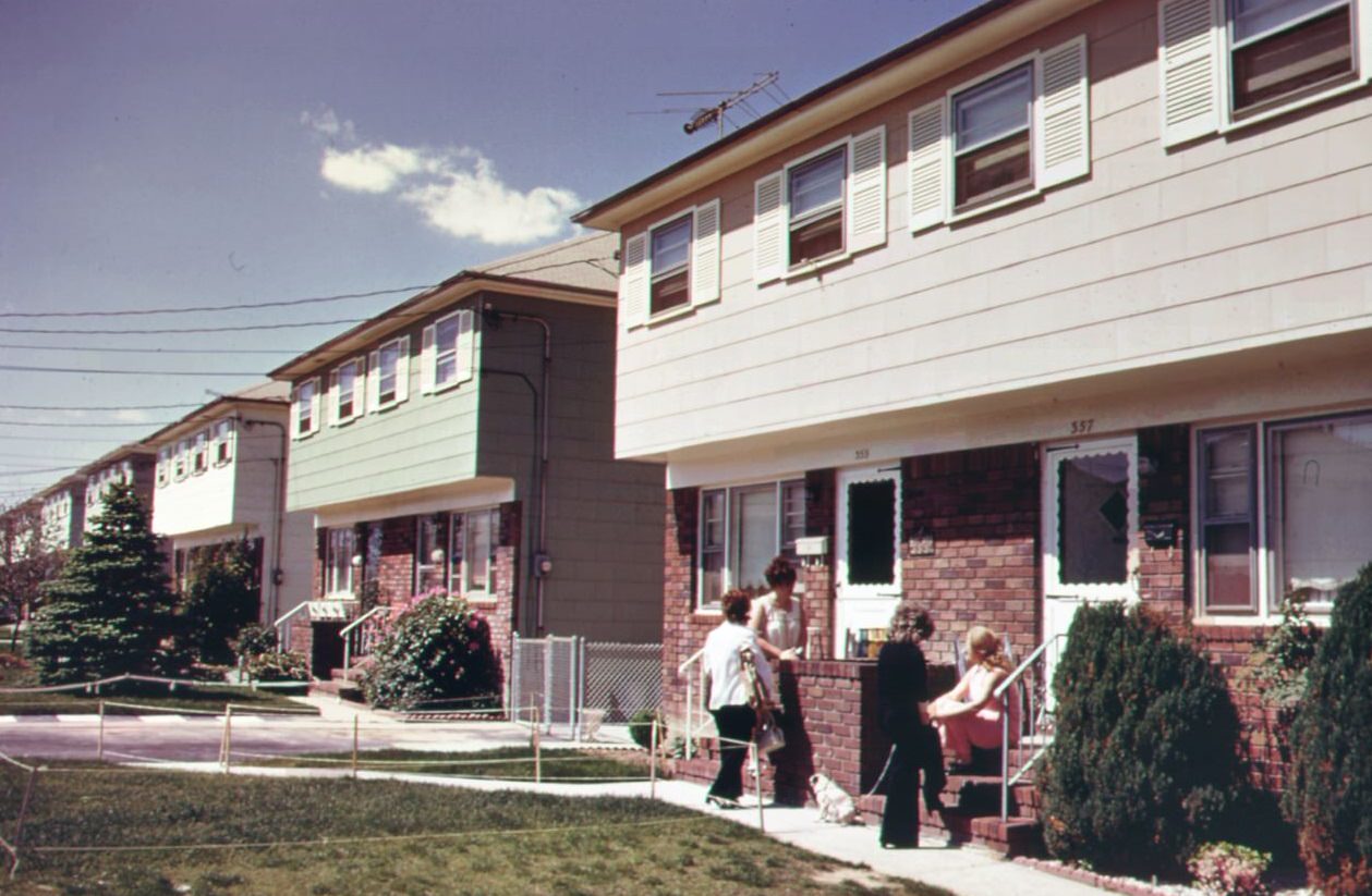 #37 Recently built homes on border of great kills park on staten island, 1970s