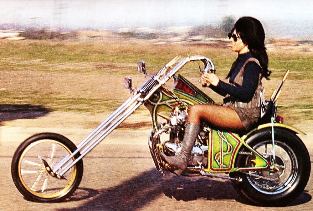 Vintage Photos of Women on Choppers: A Celebration of Passion and Drive Vehicles &; Transportation