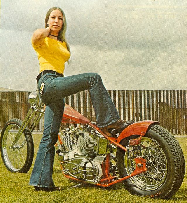 Vintage Photos of Women on Choppers: A Celebration of Passion and Drive Vehicles &; Transportation