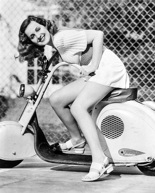 Fashion and Freedom: Vintage Photos of Women on Their Scooters Vehicles &; Transportation
