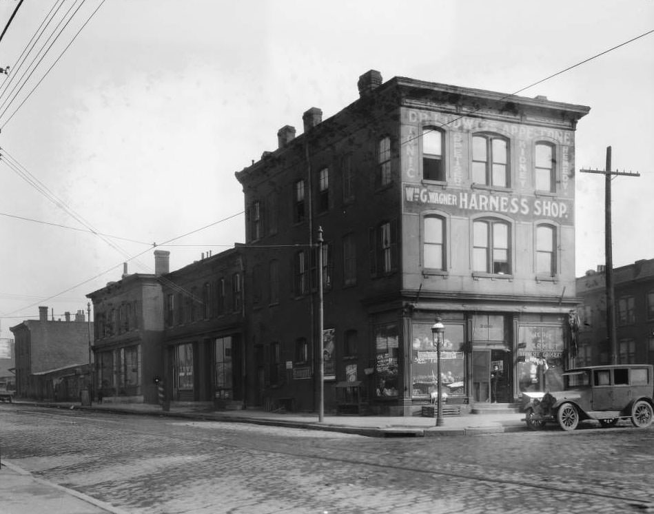 #108 View of Wedge Market Grocery Store at 200 S. Compton, 1930