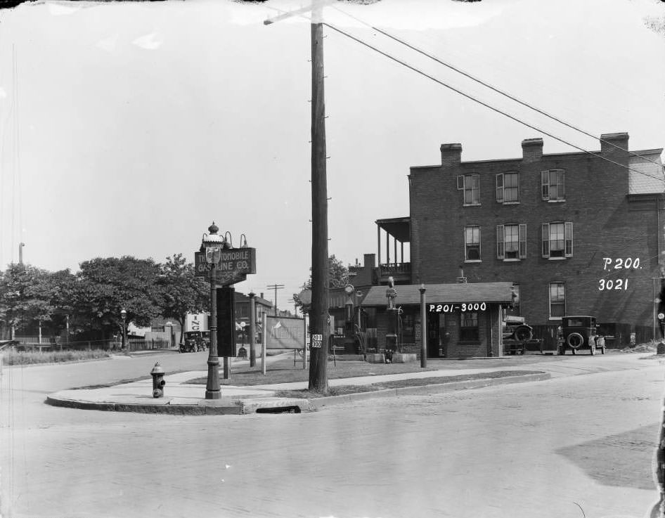 #147 View of Northeast corner of Gravois and Michigan Ave, 1930