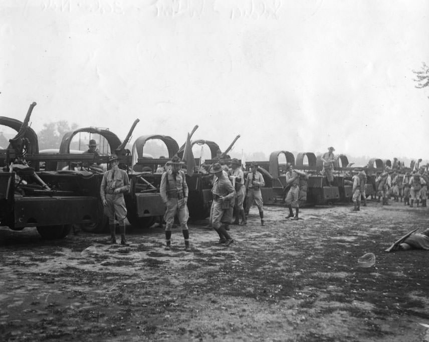 #101 Sixth Infantry test “marches” to Arcadia in 1930.