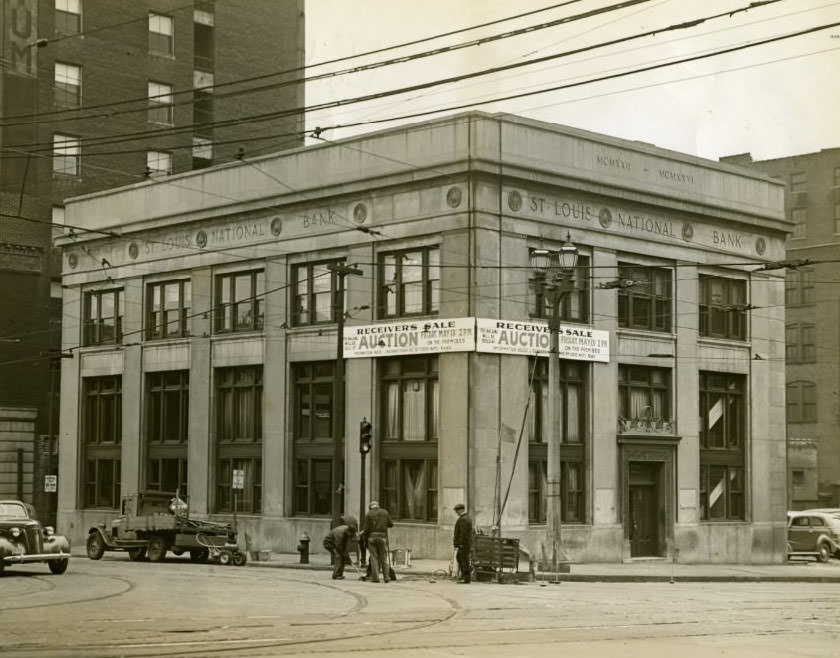 #107 Old St. Louis National Bank Building bought for $25,000 in 1938.
