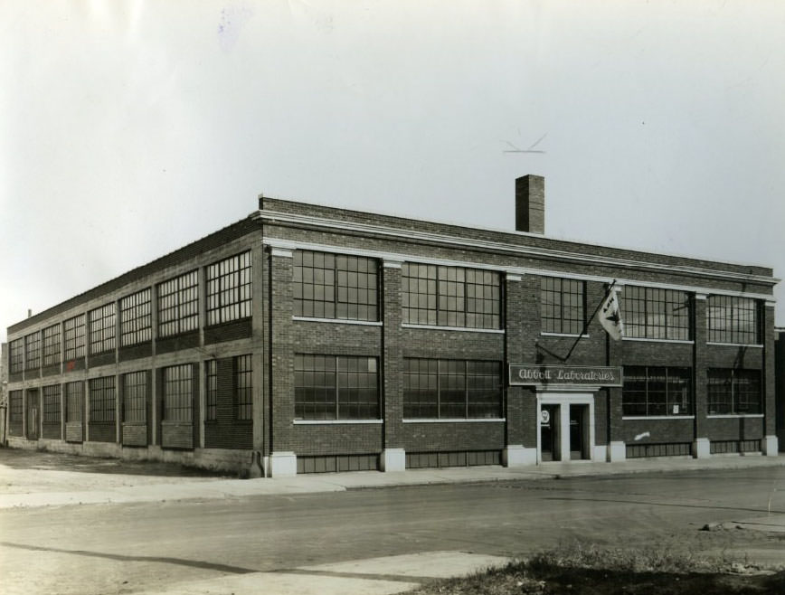 #203 Abbott Laboratories purchases two-story building at 4455 Duncan Avenue that it had been leasing for five years, 1930