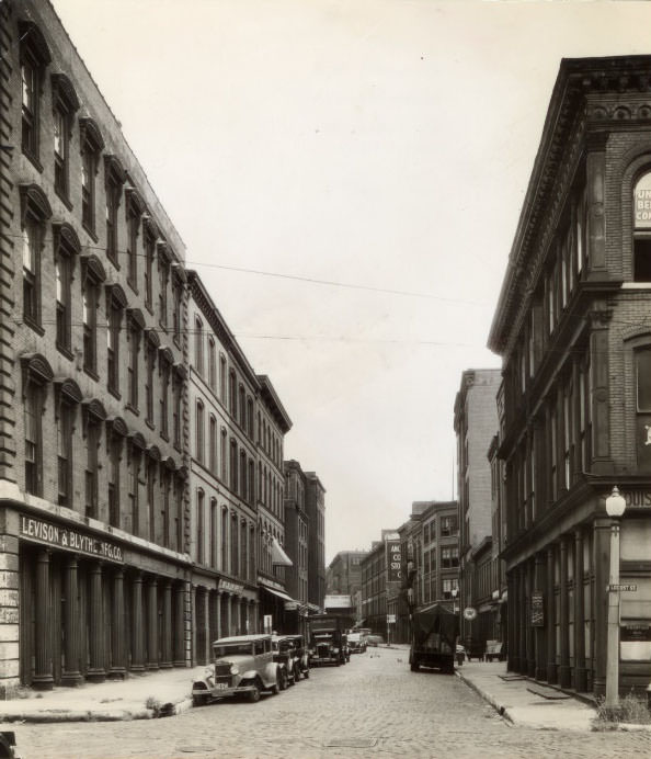 #219 Wide variety of businesses conducted along riverfront dating back to Civil War days, 1930