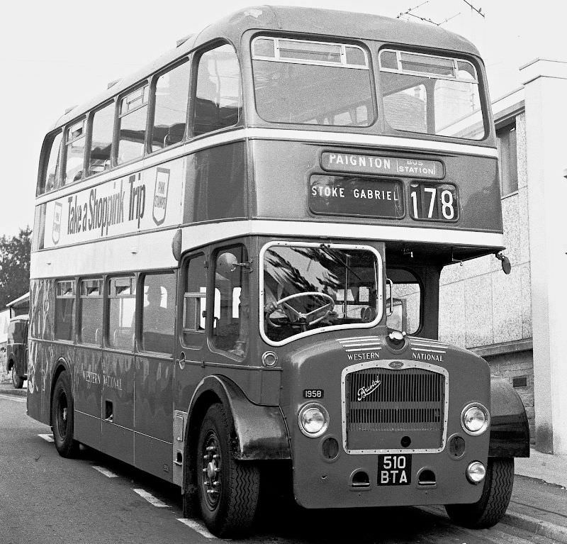 #19 Here’s the bus, Paignton bus station, 1970
