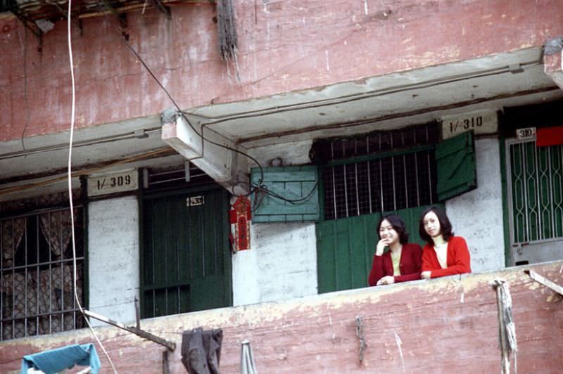 #69 From balconies, Hong Kong, 1972