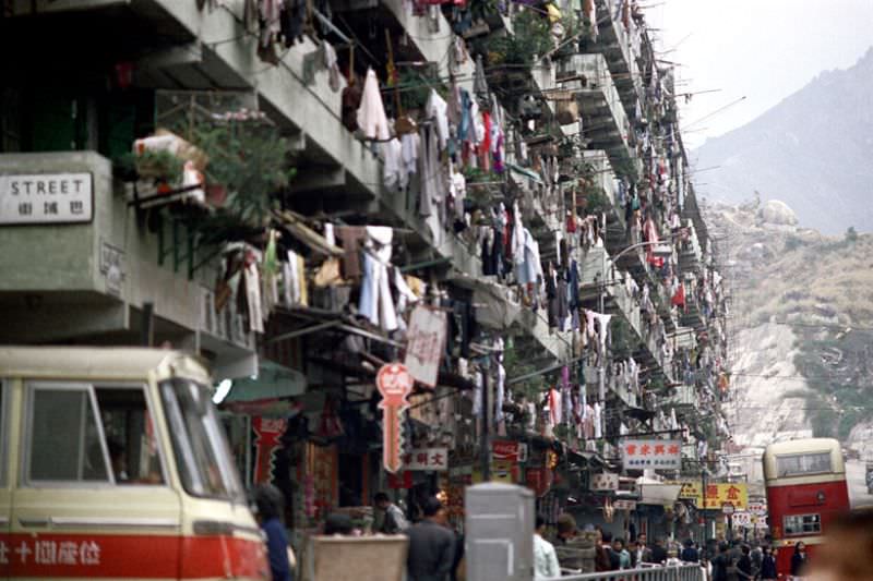 #83 Public housing estate, Berwick Street, Shek Kip Mei, Hong Kong, 1972