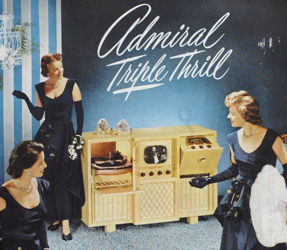 Vintage Ads of Admiral Televisions From the 1950s Vintage Ads