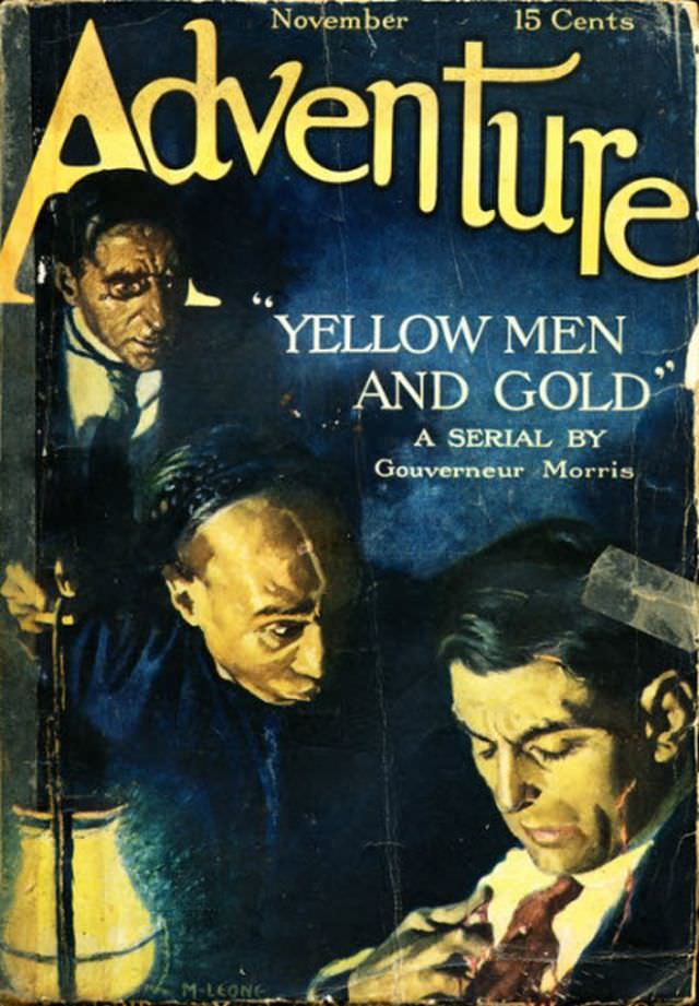 #1 Cover of Adventure’s first issue, November 1910