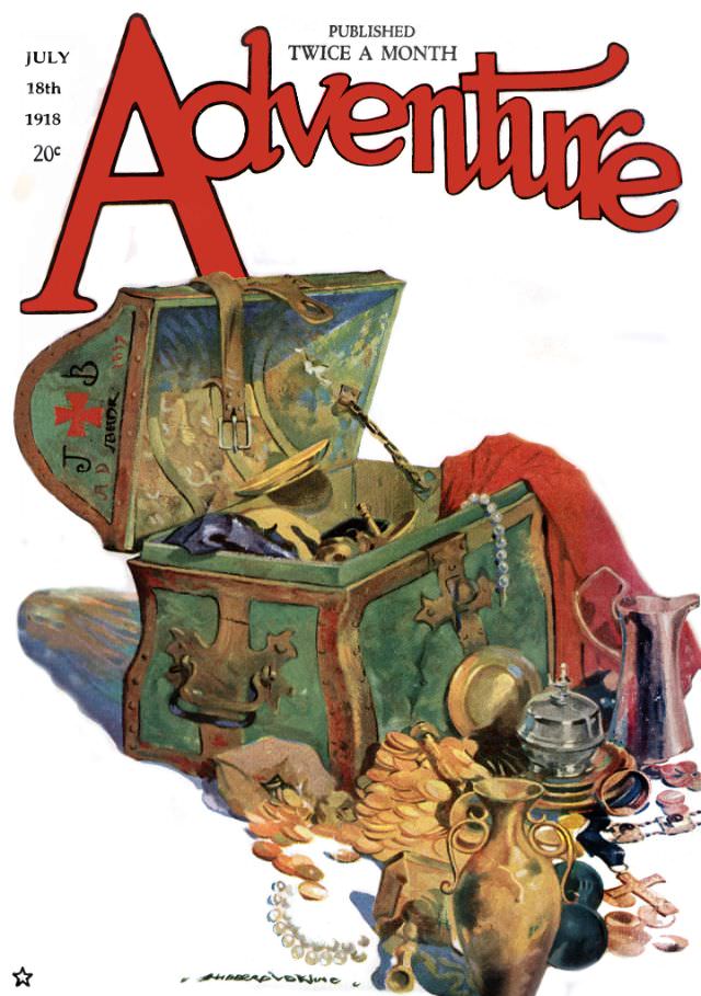 #19 Adventure cover, July 18, 1918