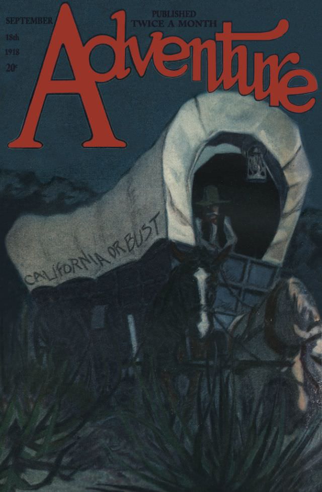 #21 Adventure cover, September 18, 1918