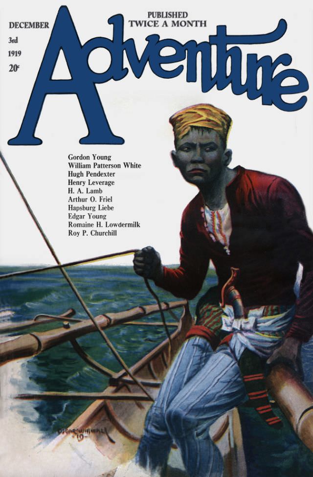 #22 Adventure cover, December 3, 1919
