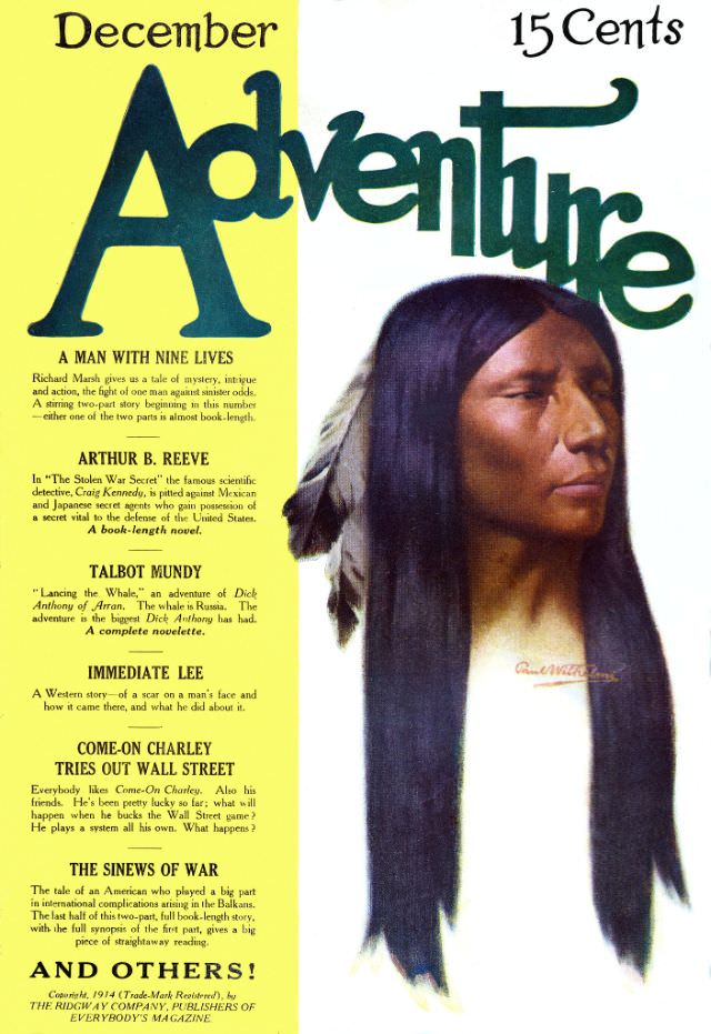 #6 Adventure cover, December 1914