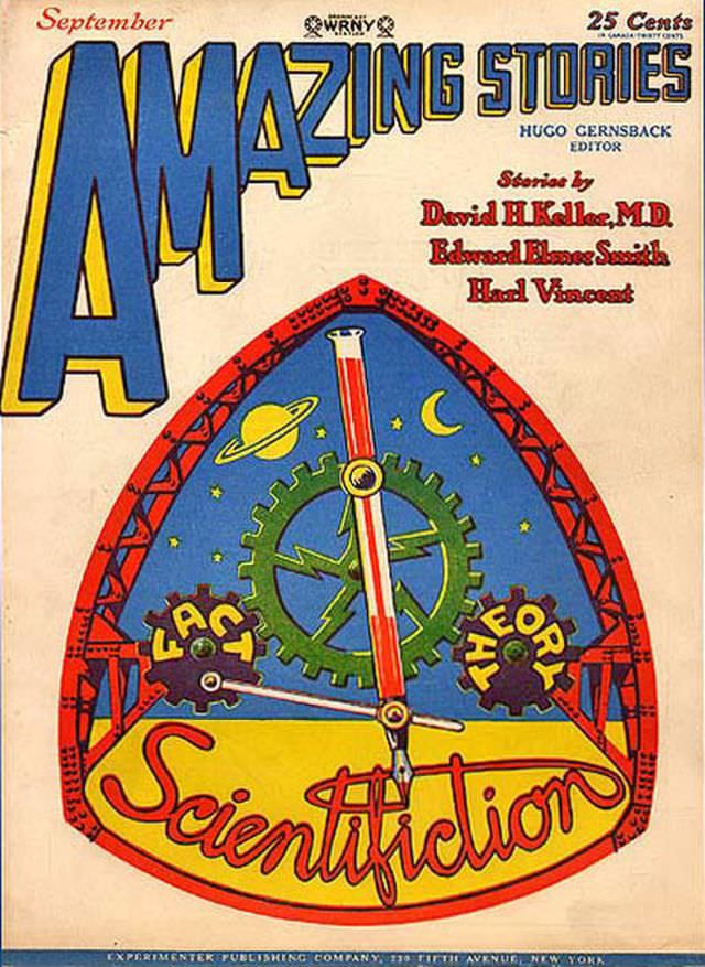 #26 Amazing Stories cover, September 1928