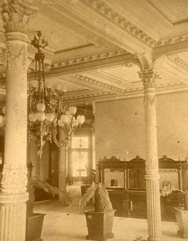 #27 Baldwin Hotel entrance, San Francisco, CA, 1880s