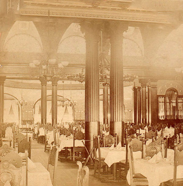 #30 Dining Room of Ponce de Leon Hotel, Florida, 1880s